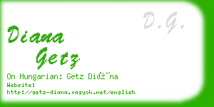 diana getz business card